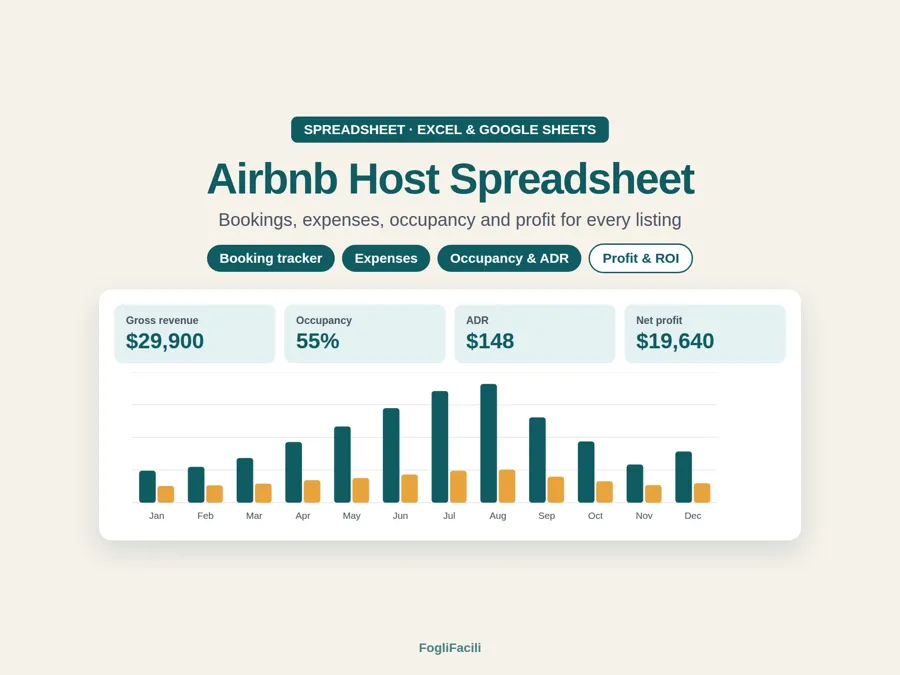 Airbnb Host Spreadsheet